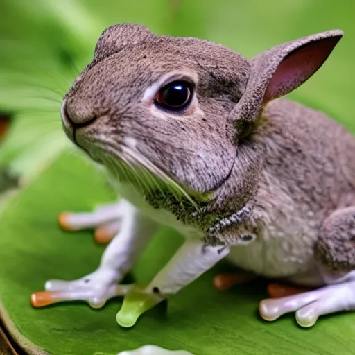 Image similar to photo of a hybrid between a rabbit and a frog