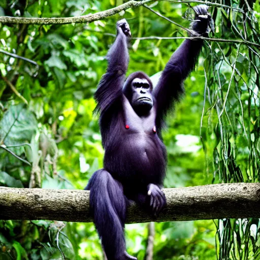 Image similar to gorilla orangutan hybrid