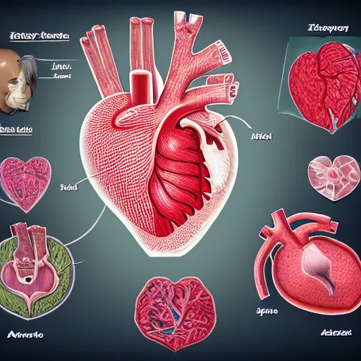 Prompt: anatomy of heart by netter md