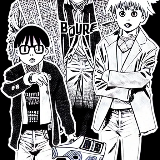 Image similar to back to the future manga by junji ito