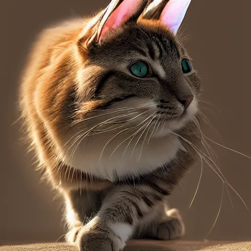 Image similar to a cat - bunny, wildlife photography