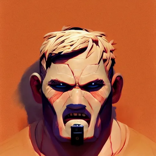 Image similar to face icon stylized minimalist mad max 2 : the road warrior, loftis, cory behance hd by jesper ejsing, by rhads, makoto shinkai and lois van baarle, ilya kuvshinov, rossdraws global illumination