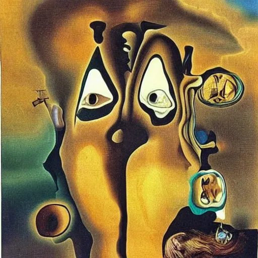 Prompt: if Salvador Dali took 500 micrograms of acid, what would he draw