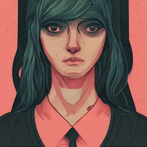 Image similar to portrait of an exhausted architect by sachin teng