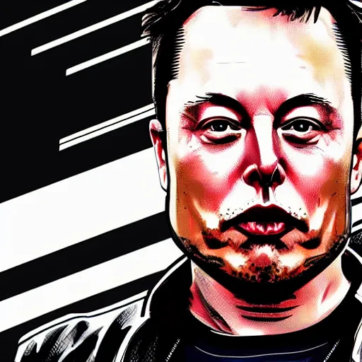 Image similar to Elon Musk GTA V art