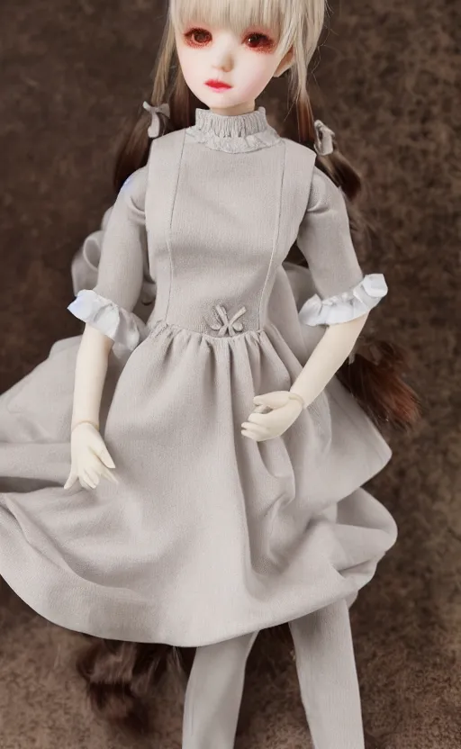 Image similar to dollfie in Sleeveless turtleneck baroque dress