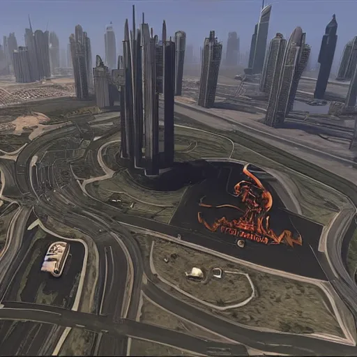 Prompt: gta : dubai, helltaker