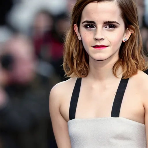 Prompt: emma watson with down syndrome