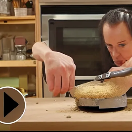 tv still of the 'Stomp chop', the kitchen cutting tool Stable