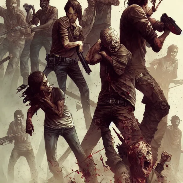 Image similar to the walking dead game stanley artgerm lau, wlop, rossdraws, frank frazetta, andrei riabovitchev, marc simonetti