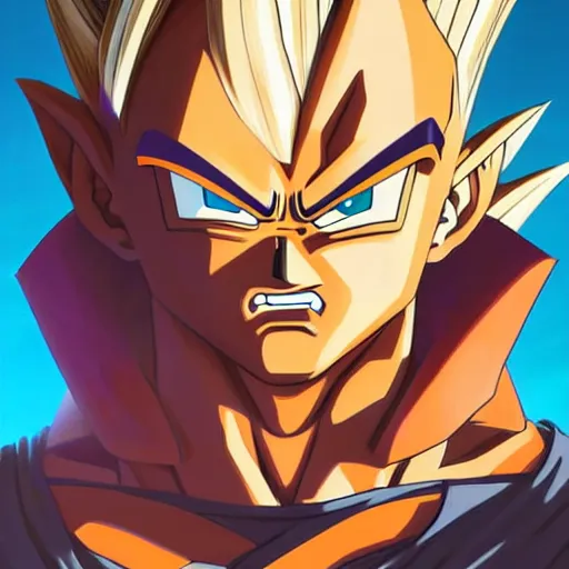 Image similar to face icon stylized minimalist dragon ball z, loftis, cory behance hd by jesper ejsing, by rhads, makoto shinkai and lois van baarle, ilya kuvshinov, rossdraws global illumination