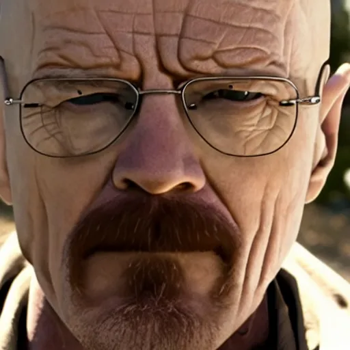 Image similar to Walter White in The Walking Dead 4k detail