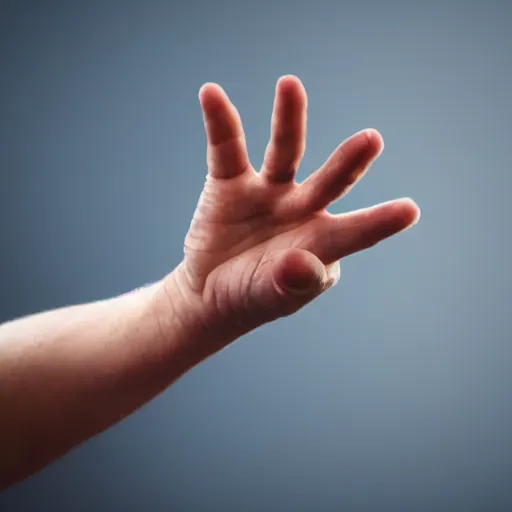 Image similar to a normal human hand