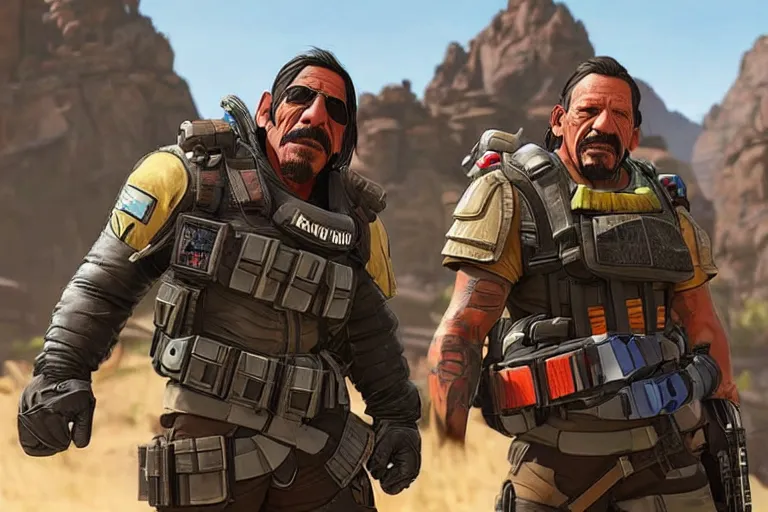 Image similar to danny trejo in apex legends