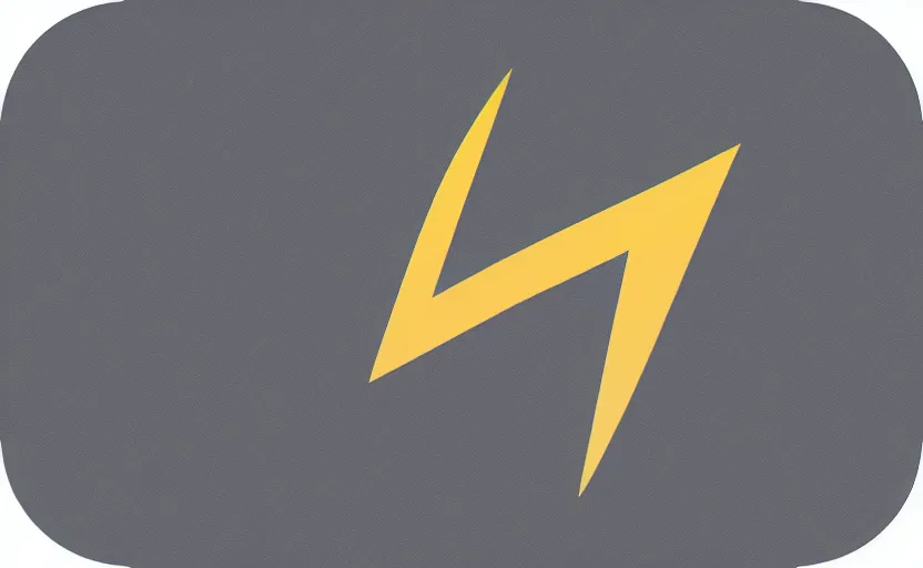 Image similar to app icon of a lightning bolt