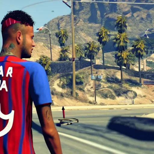 Image similar to neymar in gta v