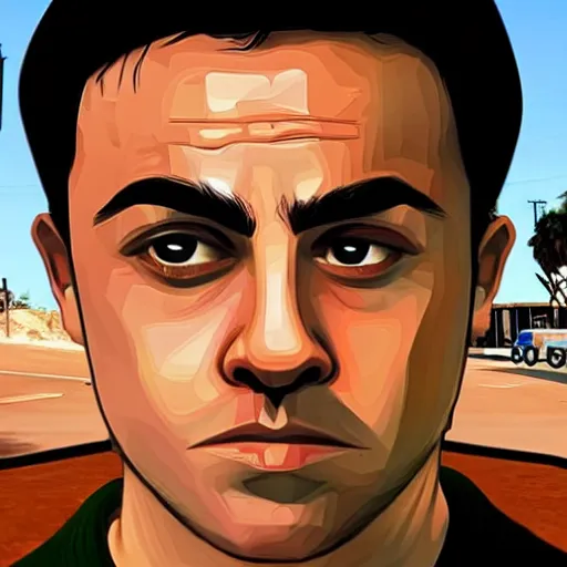 Prompt: Xavi Hernandez in gta san andreas gameplay