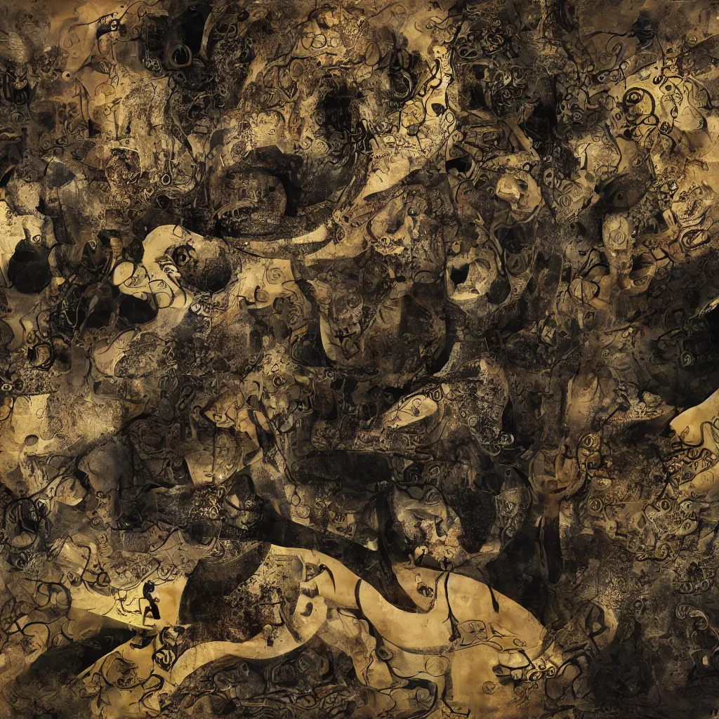 Image similar to surreal texture in style of salvador dali, 4k