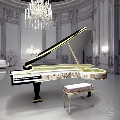 cây đàn piano lớn làm bằng đá cẩm thạch và kim cươngcây đàn piano lớn làm bằng đá cẩm thạch và kim cương  