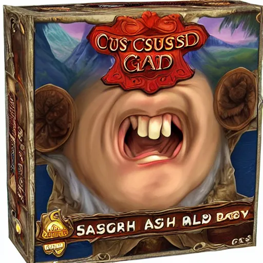 Image similar to cursed board game mouth