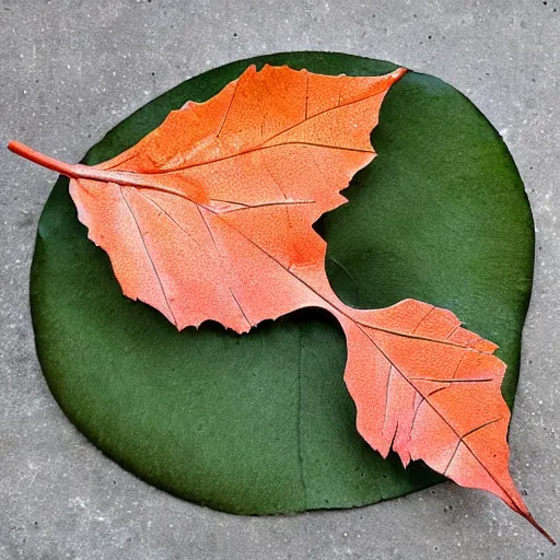 Prompt: a leaf sculpture of keavu reaves