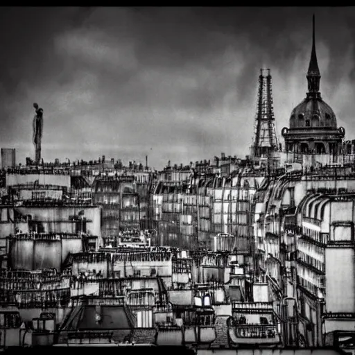 Prompt: steampunk paris