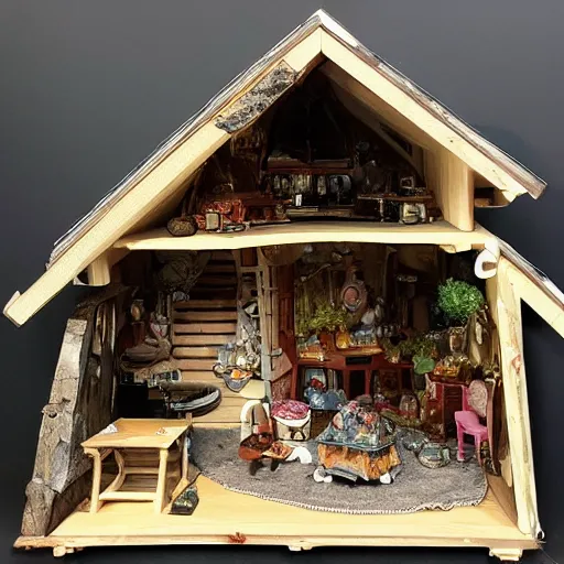 Image similar to Inner earth dwarf dollhouse