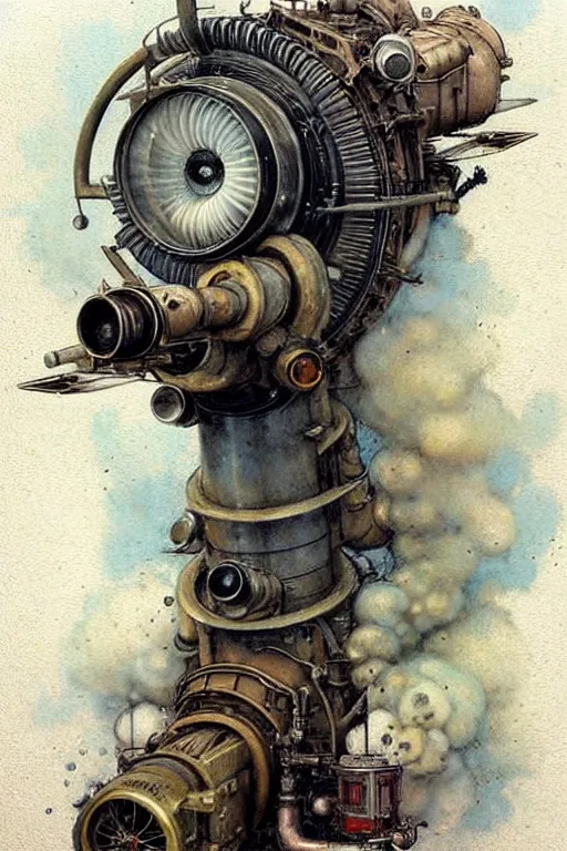 Image similar to (((((1950s jet engine . muted colors.))))) by Jean-Baptiste Monge !!!!!!!!!!!!!!!!!!!!!!!!!!!