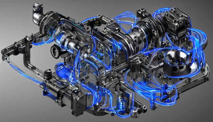 Prompt: cybernetic proton pumps 8 k