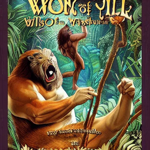 Prompt: william washtisu god of the jungle