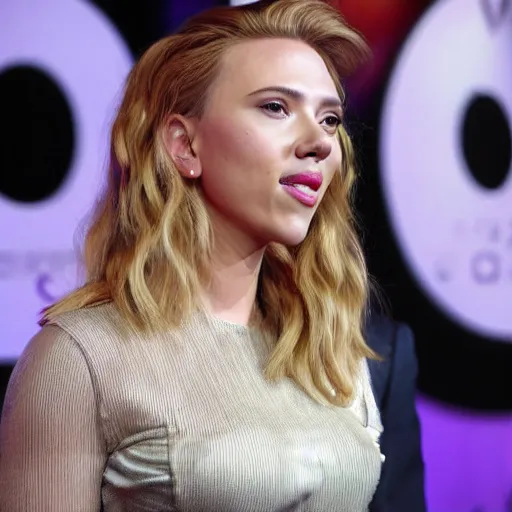 Prompt: scarlett johansson with long hair succumbing to hypnosis