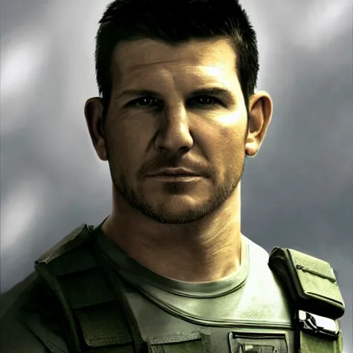 Image similar to David Boreanaz as chris redfield, artstation hall of fame gallery, editors choice, #1 digital painting of all time, most beautiful image ever created, emotionally evocative, greatest art ever made, lifetime achievement magnum opus masterpiece, the most amazing breathtaking image with the deepest message ever painted, a thing of beauty beyond imagination or words, 4k, highly detailed, cinematic lighting