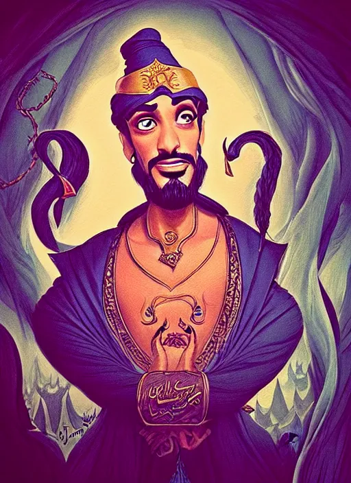 Image similar to highly detailed portrait of disney's jafar, magnificent, photographic realistic background, by james gilleard, by joe fenton, by kaethe butcher, trending on instagram, award winning details