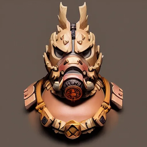 Prompt: high intricate bust of overwatch roadhog carved from wood in baroque style, studio light, maria panfilova, andrea savchenko, mike kime, ludovic plouffe, qi sheng luo, oliver cook, trending on artstation