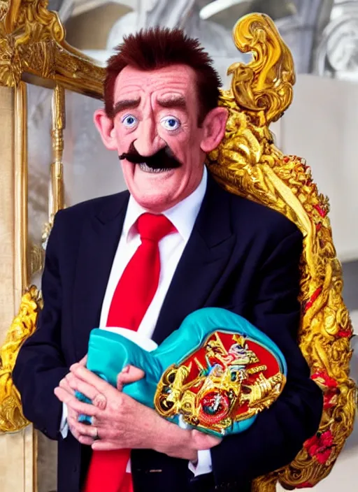 Image similar to God Emperor Barry Chuckle