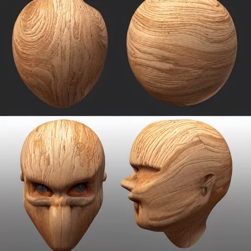 Prompt: wood texture by maxence petitjean, artstation, # textures & materials # stylized # marmoset