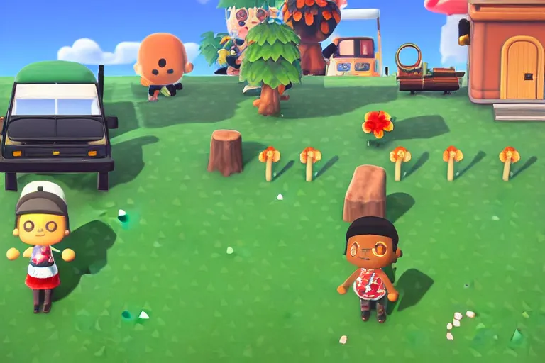 Image similar to tel missile truck in animal crossing