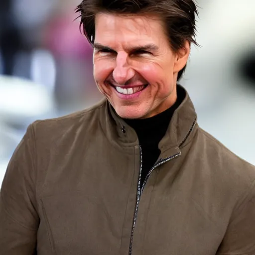 Image similar to photo of tom cruise with a nose bleed,
