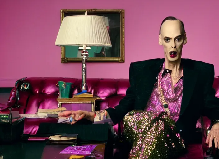 Prompt: a still from the new madcap john waters movie, 4 k