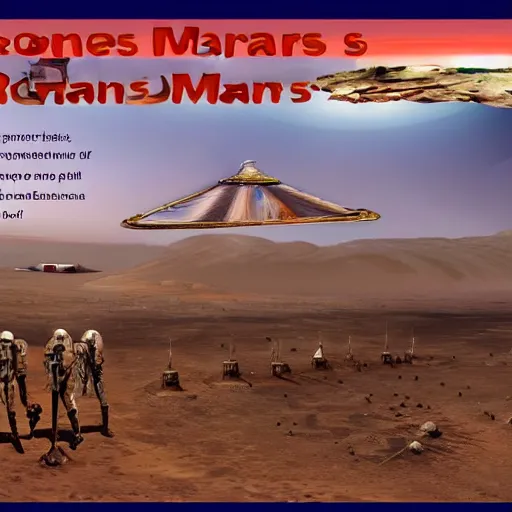 Image similar to romans colonize mars