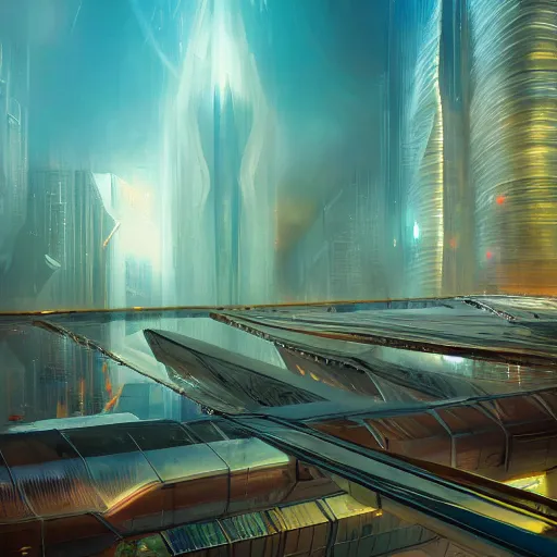 Image similar to futuristic city, ultrarealism, digital art, irina french, heraldo ortega, mandy jurgens, golden ratio, art canvas, award winning, masterpiece trending on artstation 8 k 1 5 0 mpx