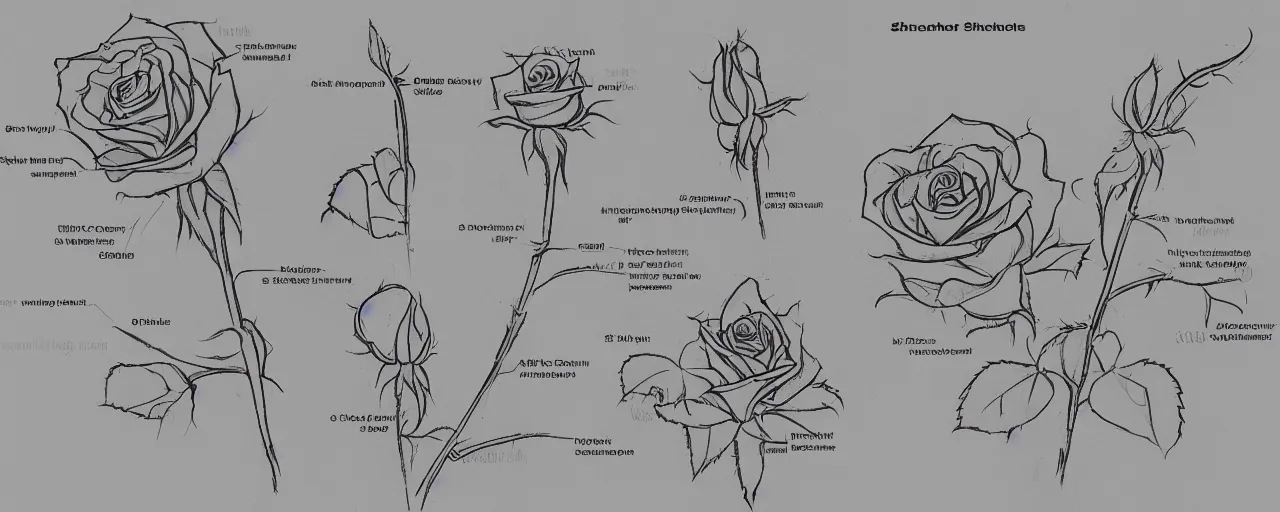 Image similar to schematics of a rose