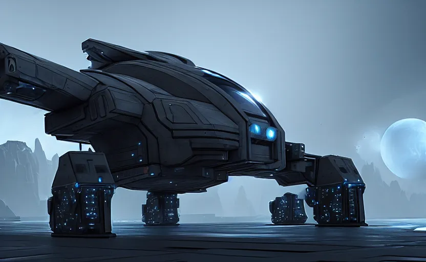 Prompt: an armored futuristic sci fi vehicle, unreal engine, cinematic lighting, texture rost