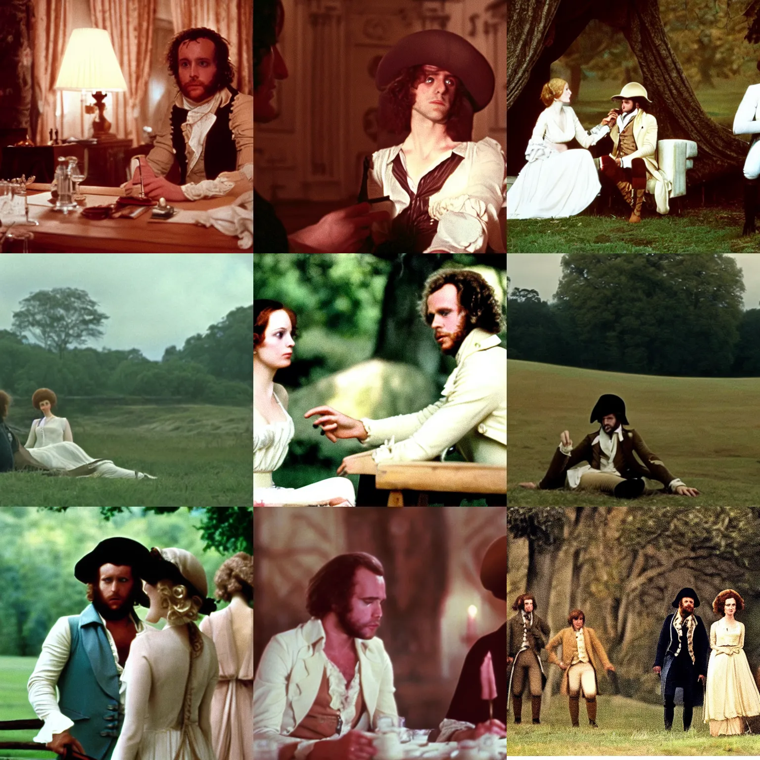 Prompt: a film still from barry lyndon ( 1 9 7 5 )