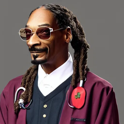 Image similar to photo of snoop dogg as a professor of medicine teaching