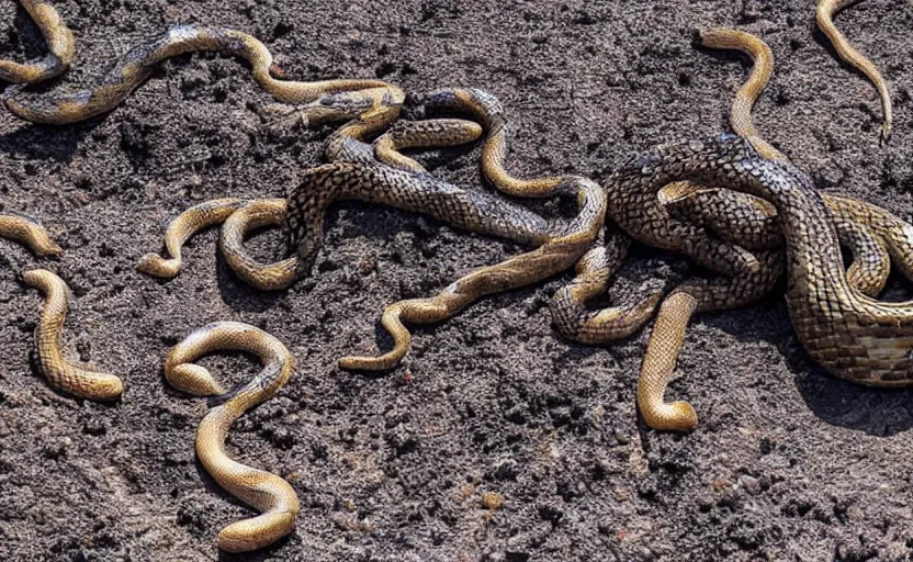 Grass Snake Playing Dead #1 Photograph by M. Watson - Fine Art America