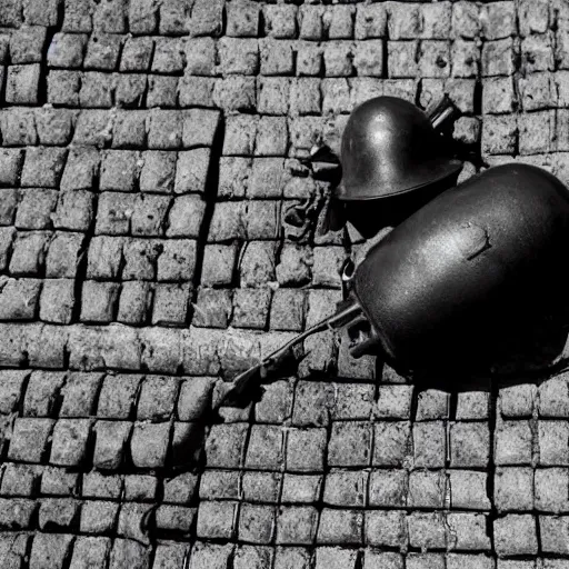 Image similar to single ww 2 hand grenade, black and white