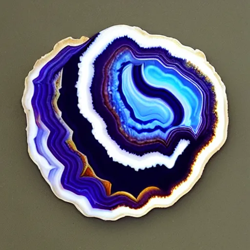 Image similar to waves made of agate