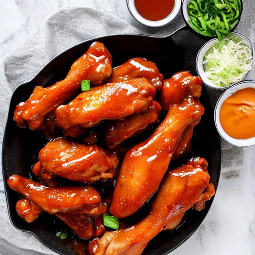 Image similar to thick sauce chicken wings