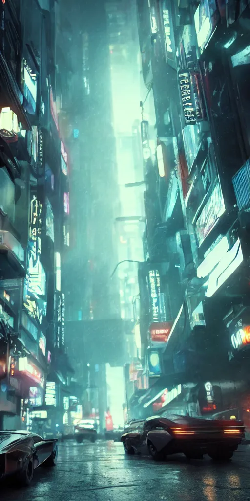 Image similar to bladerunner 2 0 4 9 drawn by jack kirby, 8 k, raytracing, unreal engine 5,